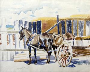Alfred James Wands, "Untitled", watercolor for sale purchase consign auction denver Colorado art gallery museum