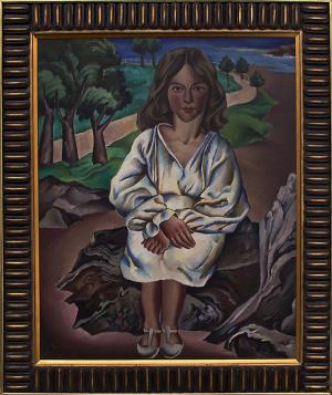 Peppino Mangravite, "Dora", oil, 1928 painting fine art for sale purchase buy sell auction consign denver colorado art gallery museum