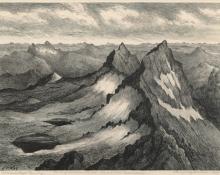 Percy Hagerman, "Colorado High Country (For Mary and William Stowbert)", lithograph, Aug. 13, 1950