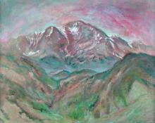Verna Jean Versa, "Memorial Day, Pikes Peak", oil, broadmoor art academy