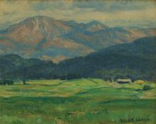 John Fabian Carlson, "Pikes Peak (From Woodland Park)", oil, c. 1920