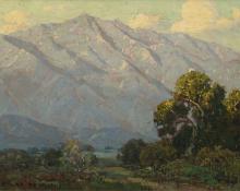 Edgar Alwin Payne, "View from Arroyo Seco", oil, c. 1920