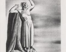 Rockwell Kent, "Untitled", lithograph, c. 1930