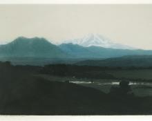 George Elbert Burr, "Untitled (Longs Peak, Colorado), #52", etching, c. 1900 painting for sale