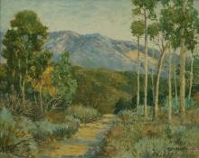 Carl Everton Moon, "Untitled (California Landscape)", oil, c. 1920