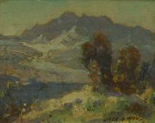 Jack Wilkinson Smith, "Sierra Lake", oil, c. 1925