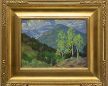 Paul K Smith Colorado Mountain Landscape oil painting fine art for sale purchase buy sell auction consign denver colorado art gallery museum
