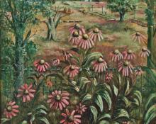 Arnold A. Blanch, "Into the Garden", oil on canvas, c. 1935 painting for sale