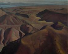 Ross Eugene Braught, "Colorado Canyons", oil, c. 1932-36