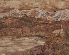 Pansy Cornelia Stockton, "Mount Ypsilon, Colorado", mixed media, c. 1924