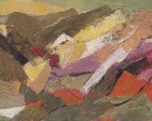 Ethel Magafan, "Mt. Face (Colorado)", tempera
