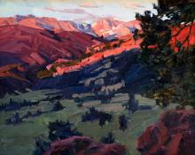 Susie Hyer, "Beaver Meadows Overlook, Plein Air (Rocky Mountain National Park)", oil, 2008