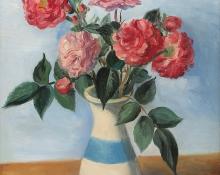 Ernest Fiene, "Untitled (Still Life)", oil, circa 1935 painting for sale art gallery
