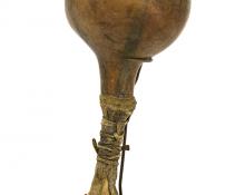 Gourd Rattle Omaha tribe plains indian classic period circa 1850 19th century Native American Indian antique vintage art for sale purchase auction consign denver colorado art gallery museum