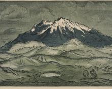 Lawrence Barrett, "Sopris Peak (Colorado)", lithograph