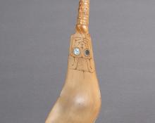 Horn Spoon, Northwest Coast, circa 1890, Native American Indian antique vintage art for sale purchase   auction consign denver colorado art gallery museum