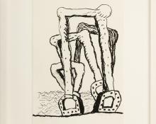 Philip Guston, "Group (19 of 50)", lithograph, 1980 fine art for sale purchase buy sell auction consign denver colorado art gallery museum