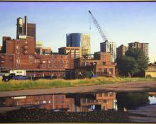 James Wolford, "Untitled (Tivoli Brewery Company - Denver, Colorado)", oil, contemporary