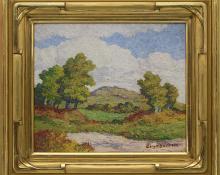 Birger Sandzen, "Coronado Heights (Kansas)", oil painting for sale denver colorado art gallery museum auction consign sell buy