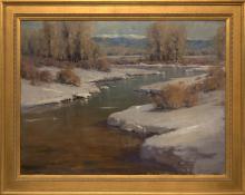 Rick Howell, "Untitled (Afternoon Light, Colorado)", oil painting fine art for sale purchase buy sell auction consign denver colorado art gallery museum