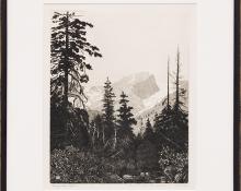 George Elbert Burr, "Road to Bear Lake, Estes Park (Colorado)", etching painting fine art for sale purchase buy sell auction consign denver colorado art gallery museum