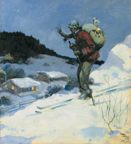 Paul Gregg, "Christmas Still Comes", oil on canvas, 1938