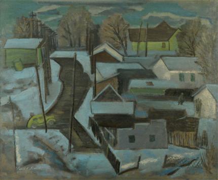 Paul Kauvar Smith, "Denver, Colorado", oil, c. 1955