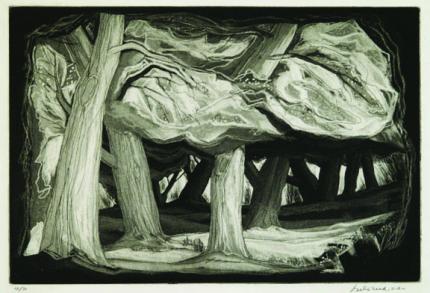 Doel Reed, "Summer Grove, 12/30", etching, c. 1940