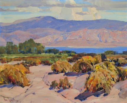 Paul Lauritz, "Mono Lake (California)", oil on linen, c. 1935