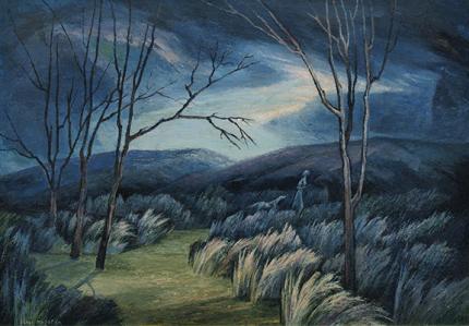 Ethel Magafan, "Evening", oil, 1946