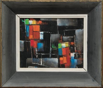 Charles Ragland Bunnell, "Untitled", oil, circa 1955 painting fine art for sale purchase buy sell auction consign denver colorado art gallery museum