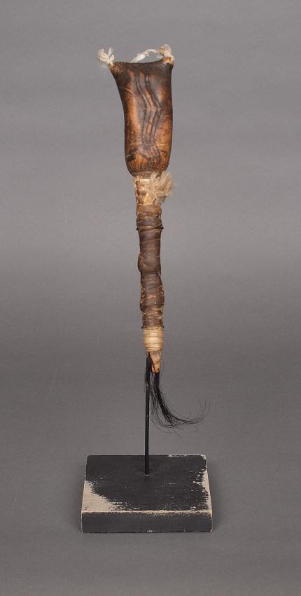 Rattle, Plains, circa 1870, antique native american indian 19th century ceremonial object for sale purchase consign sell auction art gallery museum denver colorado