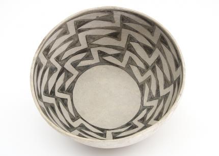 prehistoric pottery Bowl, Anasazi, circa 1100 AD Native American Indian antique vintage art for sale purchase auction consign denver colorado art gallery museum