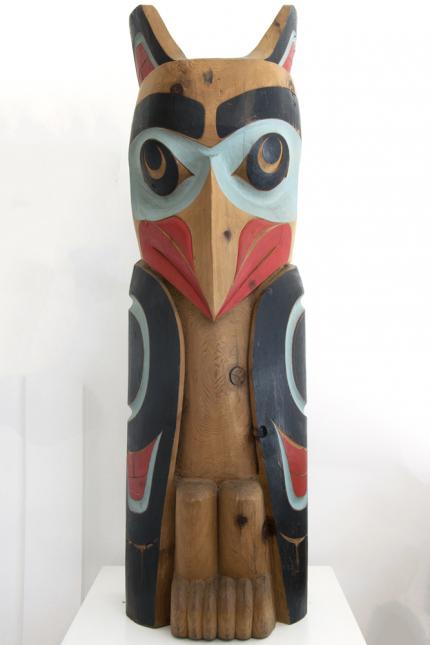 Francis Horne Sr Salish northwest coast totem pole Native American Indian antique vintage art for sale purchase auction consign denver colorado art gallery museum