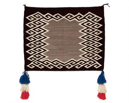 Saddle Blanket, Navajo, 1930 Native American Indian antique vintage art for sale purchase auction consign denver colorado art gallery museum