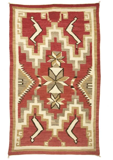 Pictorial Weaving, Navajo rug, circa 1925, 19th century Native American Indian antique vintage art for sale purchase auction consign denver colorado art gallery museum