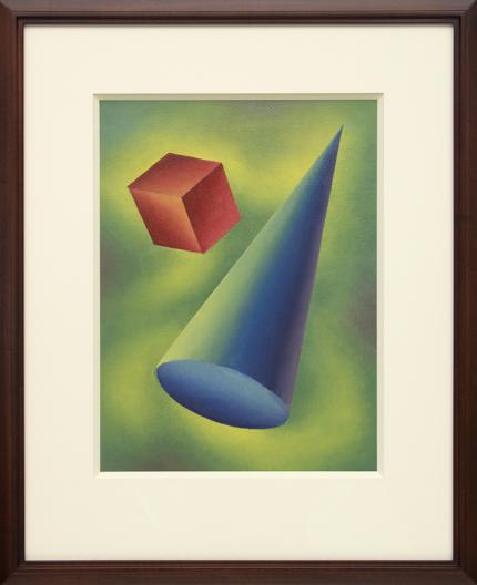 Ralph Anderson, "Basic Form Problem #2", oil, circa 1940 painting fine art for sale purchase buy sell auction consign denver colorado art gallery museum