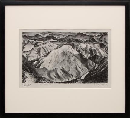 Ross Eugene Braught, "Colorado", lithograph, 1933 painting fine art for sale purchase buy sell auction consign denver colorado art gallery museum
