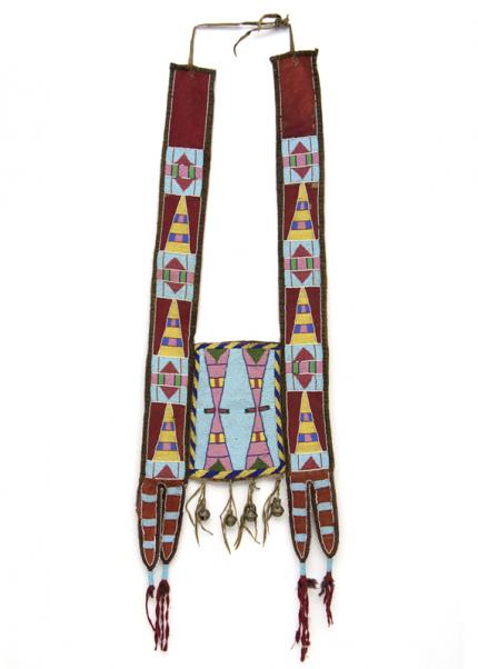 Martingale, Crow, circa 1870, 19th century Native American Indian antique vintage art for sale purchase auction consign denver colorado art gallery museum