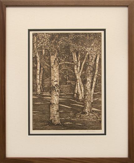 Luigi Lucioni, "Rhythm in White", etching, circa 1950 painting fine art for sale purchase buy sell auction consign denver colorado art gallery museum