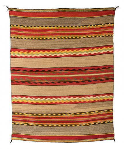 Transitional Blanket, Navajo pan reservation textile weaving rug 19th century Native American Indian antique vintage art for sale purchase auction consign denver colorado art gallery museum