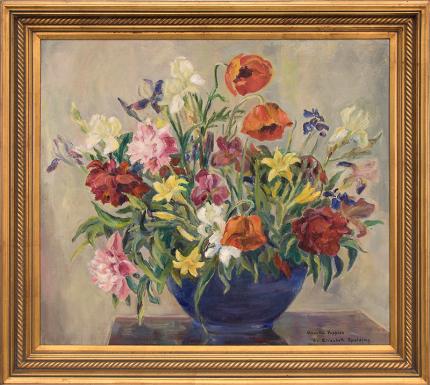 Elisabeth Spalding, "Oriental Poppies", oil painting fine art for sale purchase buy sell auction consign denver colorado art gallery museum