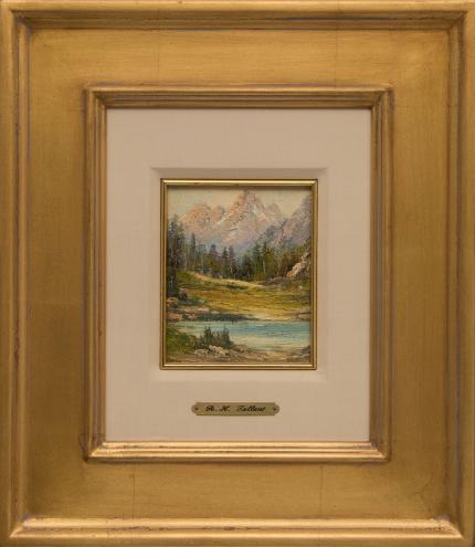 Richard Tallant, RH R.H. Tallant colorado landscape oil painting 19th century