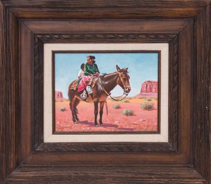 Phil Hayward, "Navajo Country", oil painting fine art for sale purchase buy sell auction consign denver colorado art gallery museum