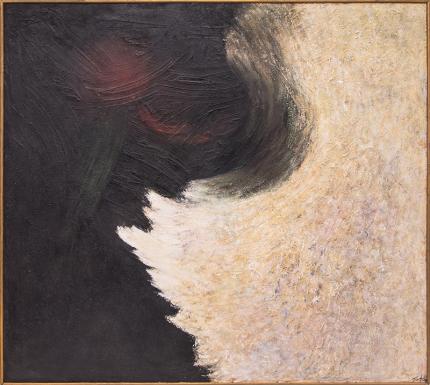 Ruth Todd, "The Intruding Void (Universal Landscape Series)", mixed media, circa 1960 painting fine art for sale purchase buy sell auction consign denver colorado art gallery museum