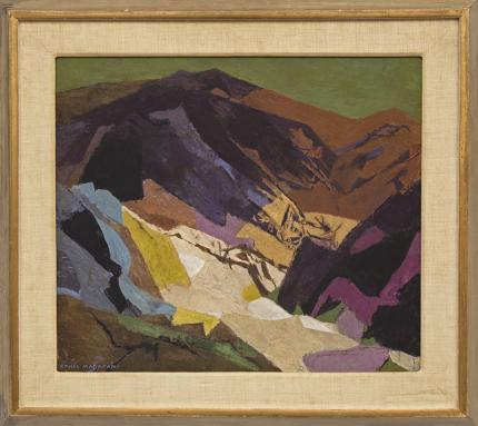 Ethel Magafan, "Distant Country", tempera painting fine art for sale purchase buy sell auction consign denver colorado art gallery museum
