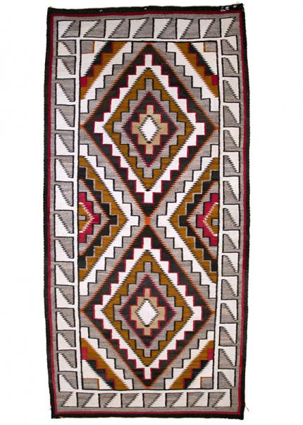 Navajo Teec Nos Pos Trading Post Rug vintage circa 1910 early 20th century Native American Indian antique vintage art for sale purchase auction consign denver colorado art gallery museum