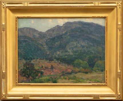 John F. Carlson, Granite Barriers, Colorado, landscape, painting, plein air, oil, circa 1920, broadmoor academy, vintage, original, for sale, purchase, art, gallery