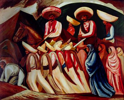 Jose Clemente Orozco, "Untitled (Zapatistas)", print, c. 1940