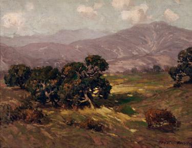 Edgar Alwin Payne, "California Landscape", oil, c. 1920